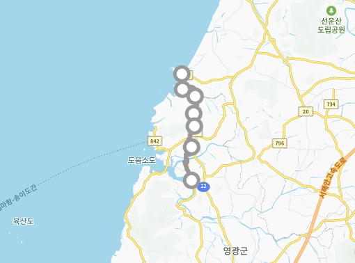 고창군 명소 가볼만한곳 걷기좋은 둘레길 서해랑길 38, 39, 40코스