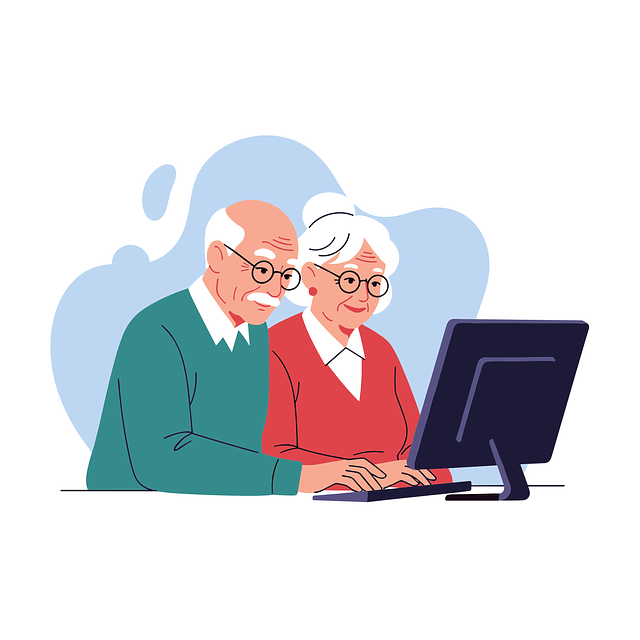 60대 남자, 여자 사진