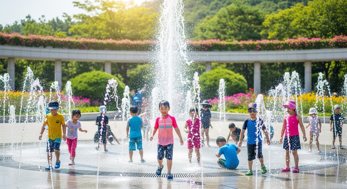 초등학교 여름방학 순천만국가정원