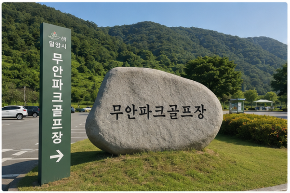 "도심 떠나 18홀 라운딩 어때?" 밀양 무안파크골프장 이용 방법 총정리 (위치, 코스, 시설, 이용시간, 요금, 예약 꿀팁 등)