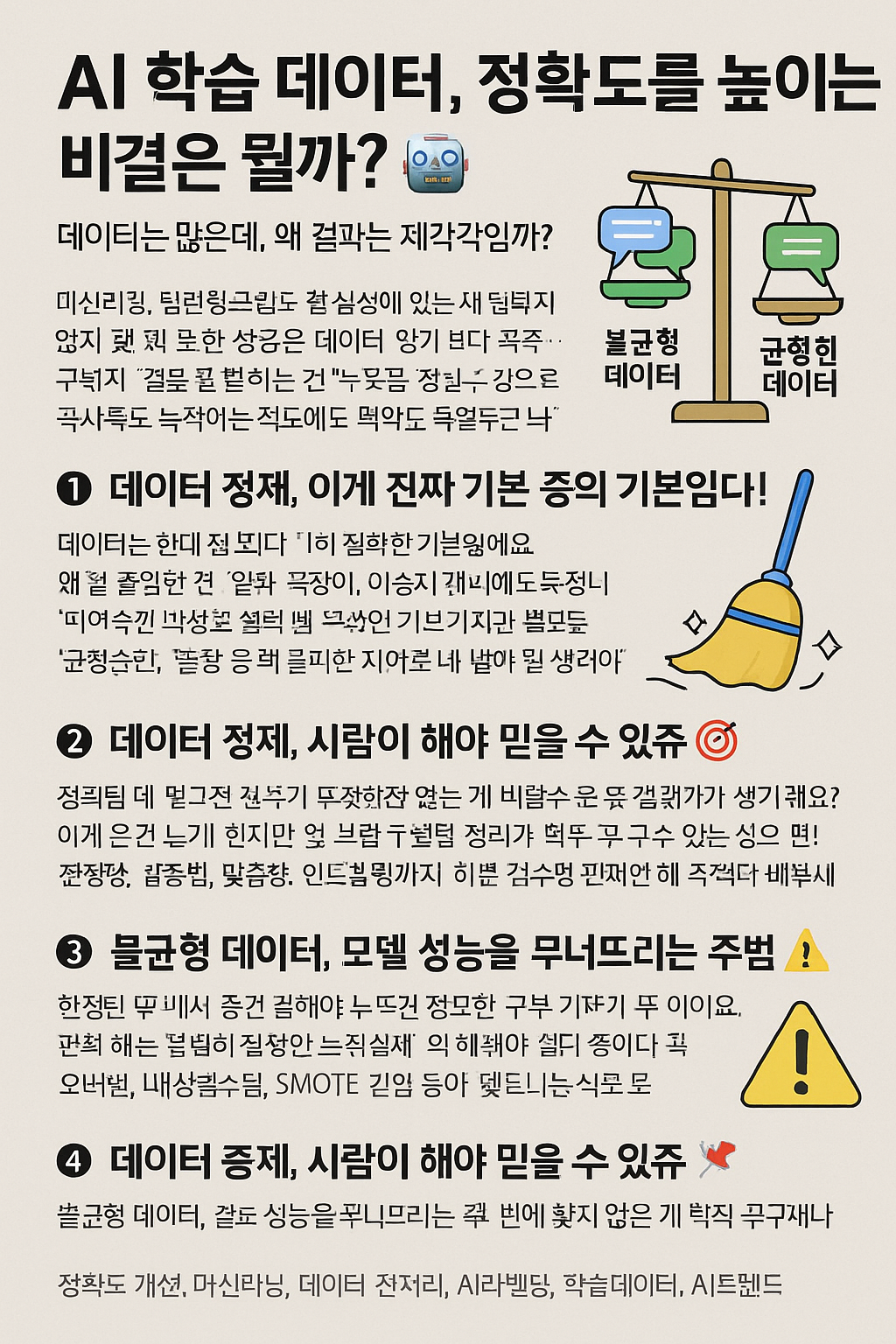 AI 학습 데이터, 정확도를 높이는 비결은 뭘까?