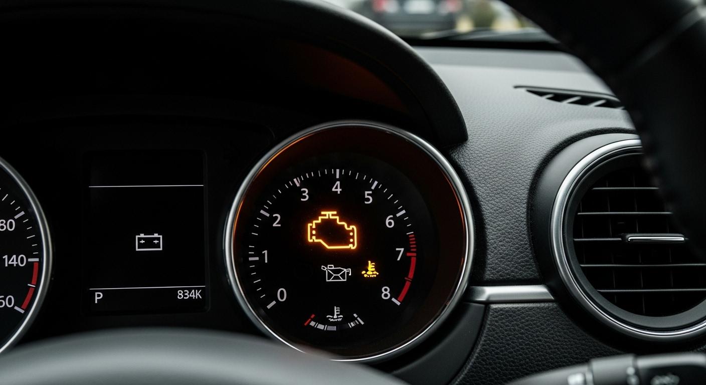 자동차 경고등 자동차모양