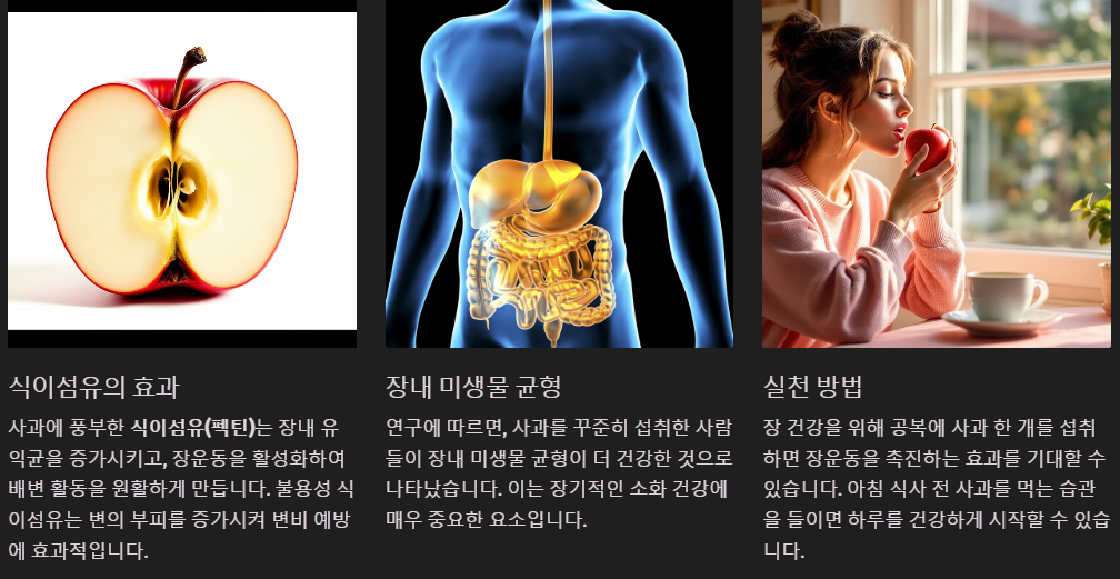 장건강 개선 변비예방
