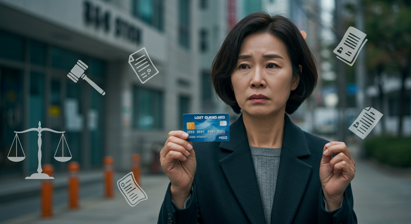 실수로카드&amp;#44; 벌금