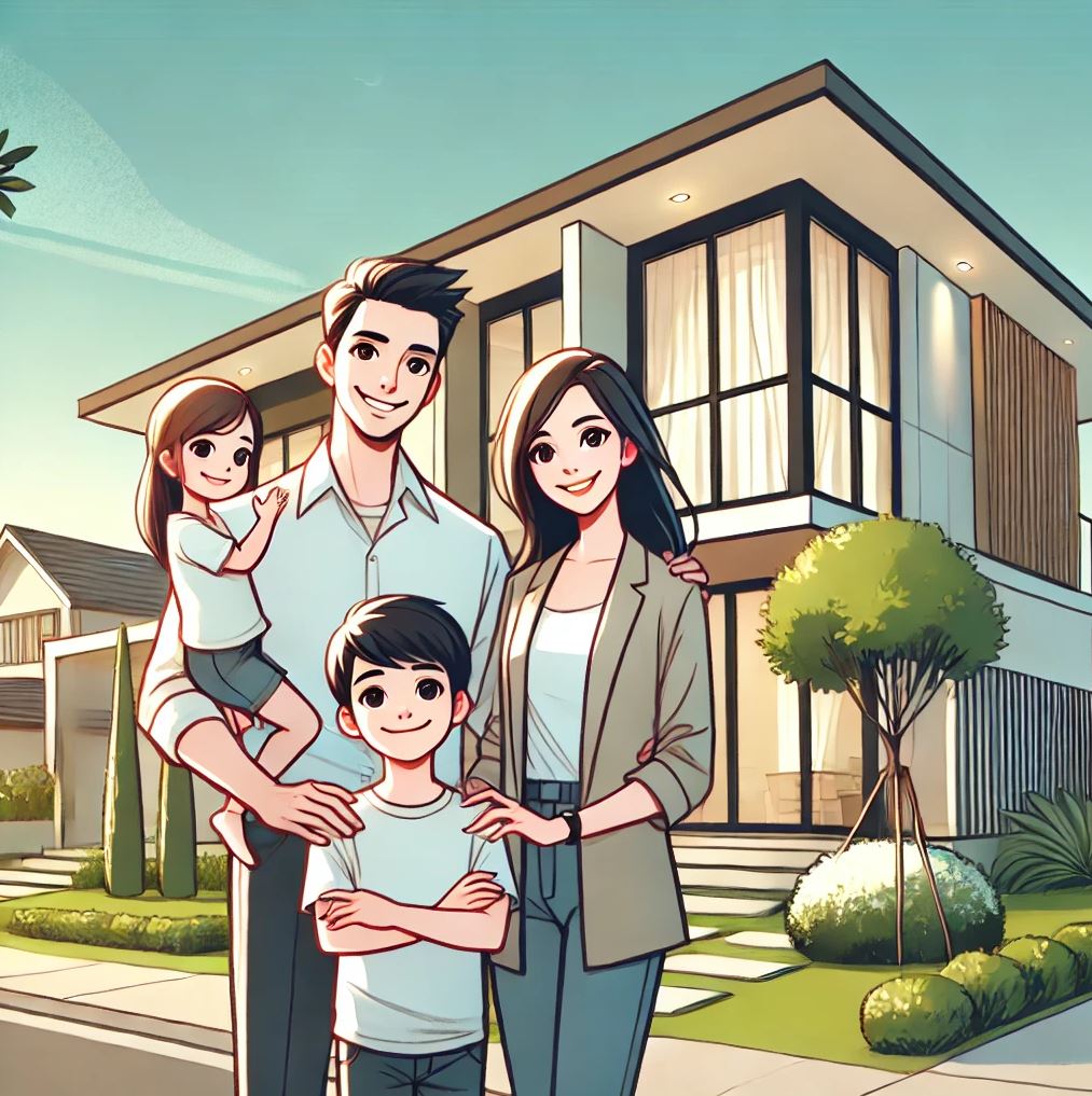 다자녀 가족과 주택 이미지