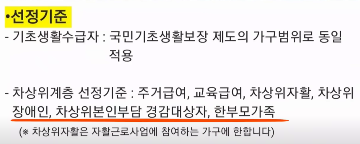 강남구 명절 지원금 지급 대상