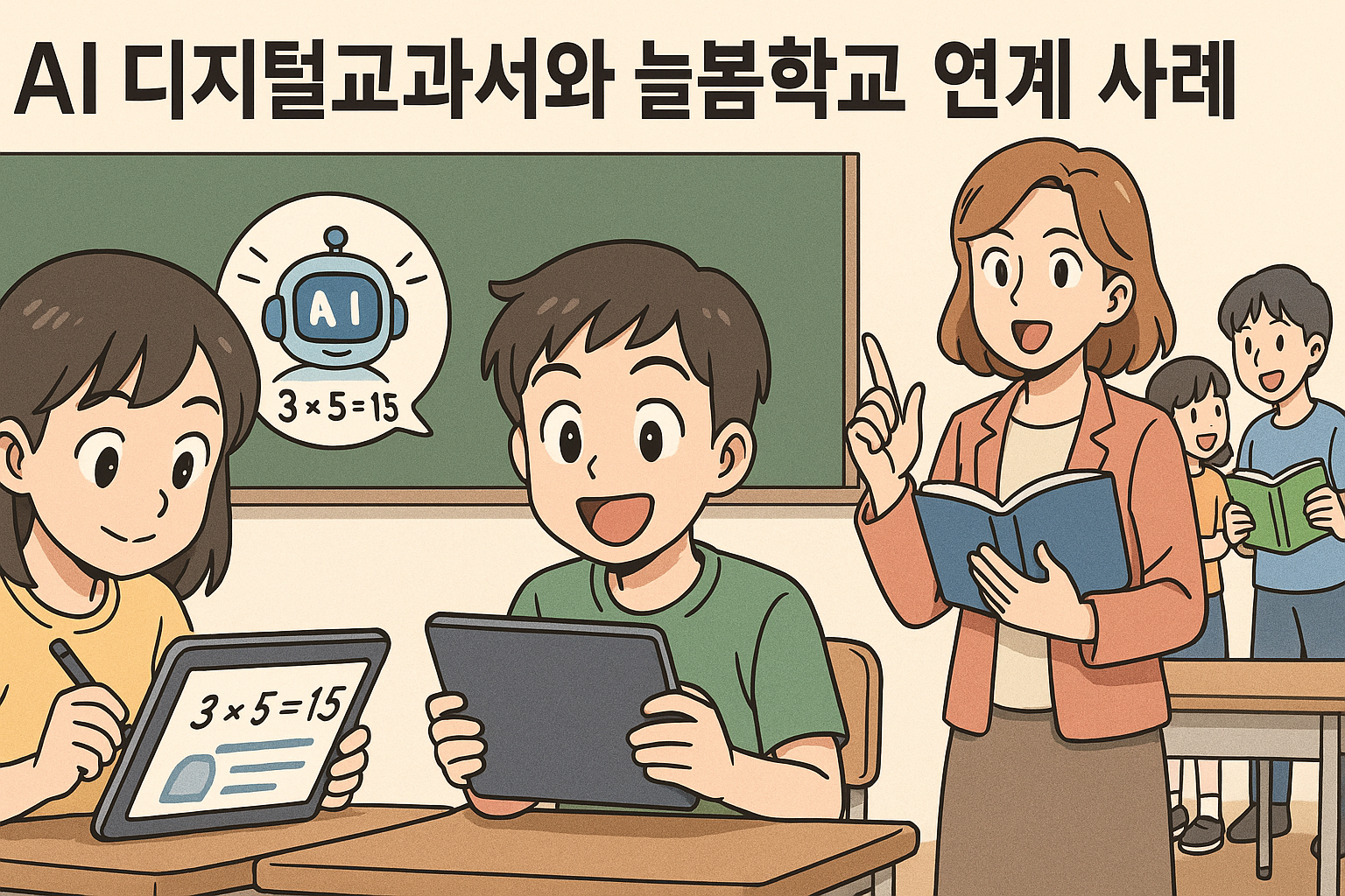 AI 디지털교과서와 늘봄학교 연계