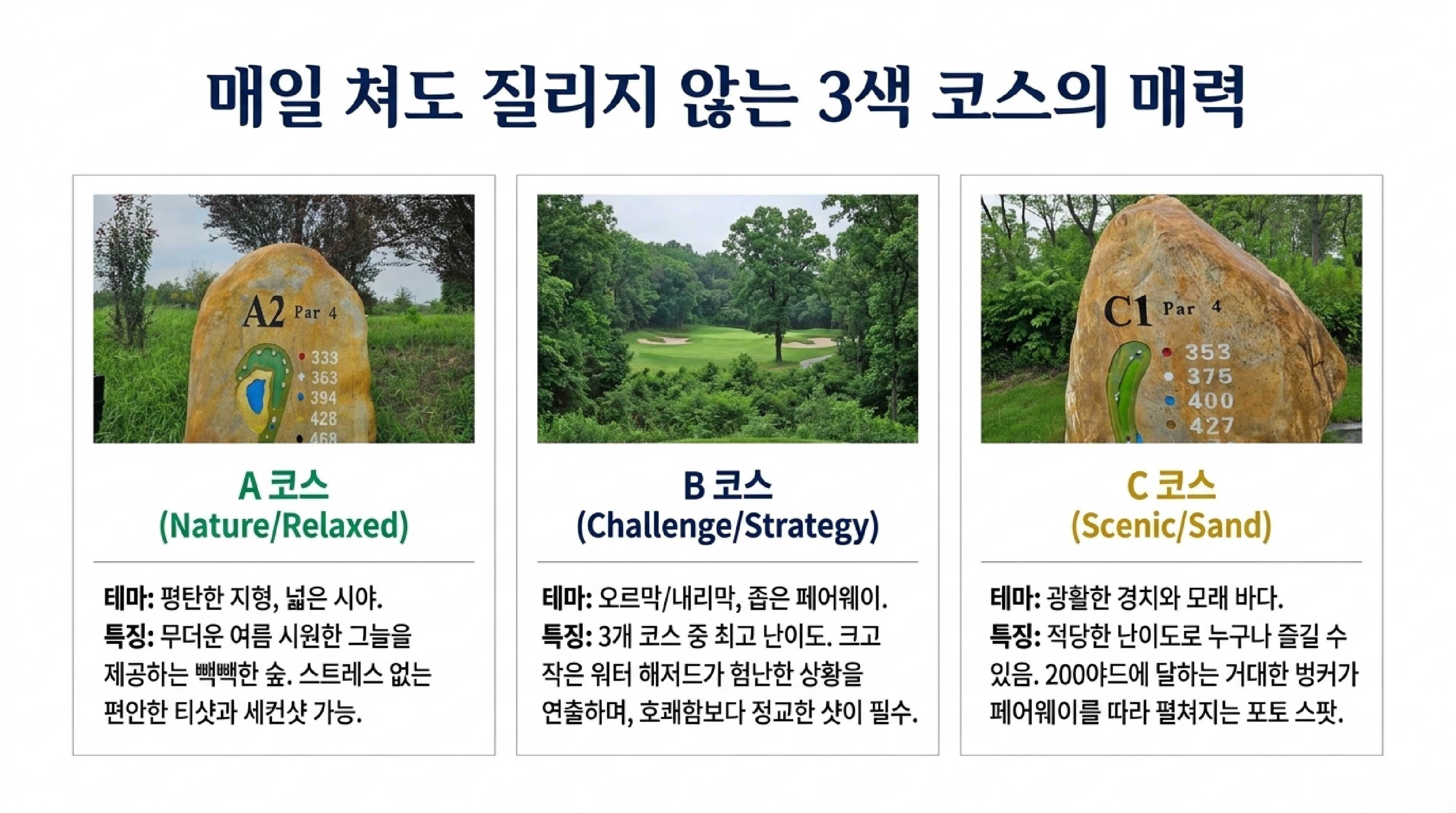 중국 쑤첸 라마호 CC -매일쳐도 질리지 않는 3개 코스 간단안내