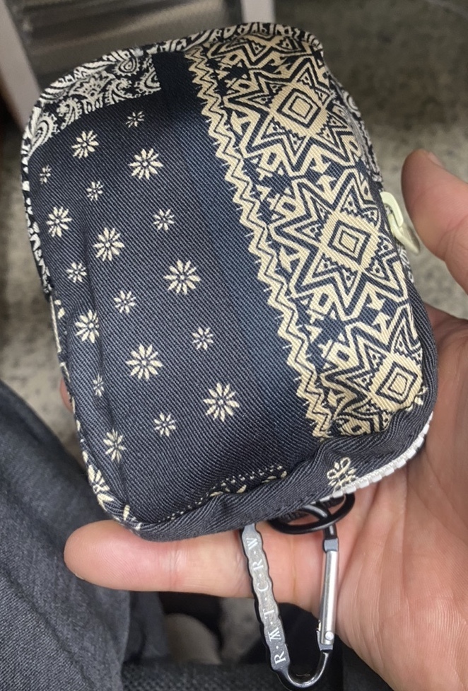 프리즘웍스 파우치 반다나 파우치 [FWS X RMTC] BANDANA KARABINER POUCH _ BLACK streetstylehighlights