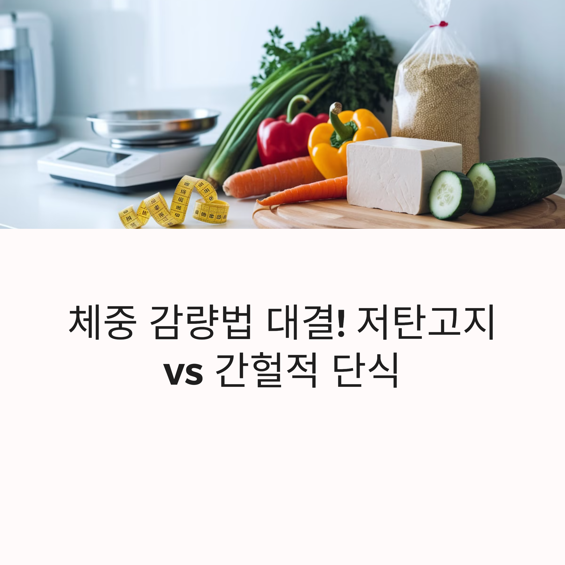 저탄고지 VS 간헐적 단식