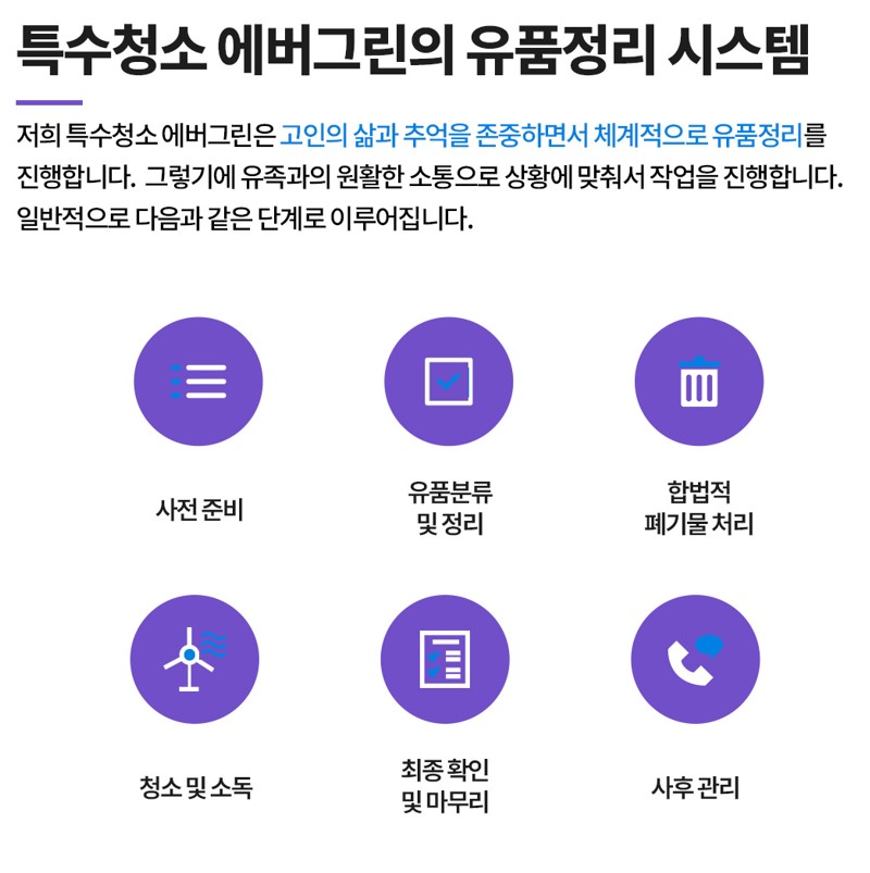 안성시 유품정리
