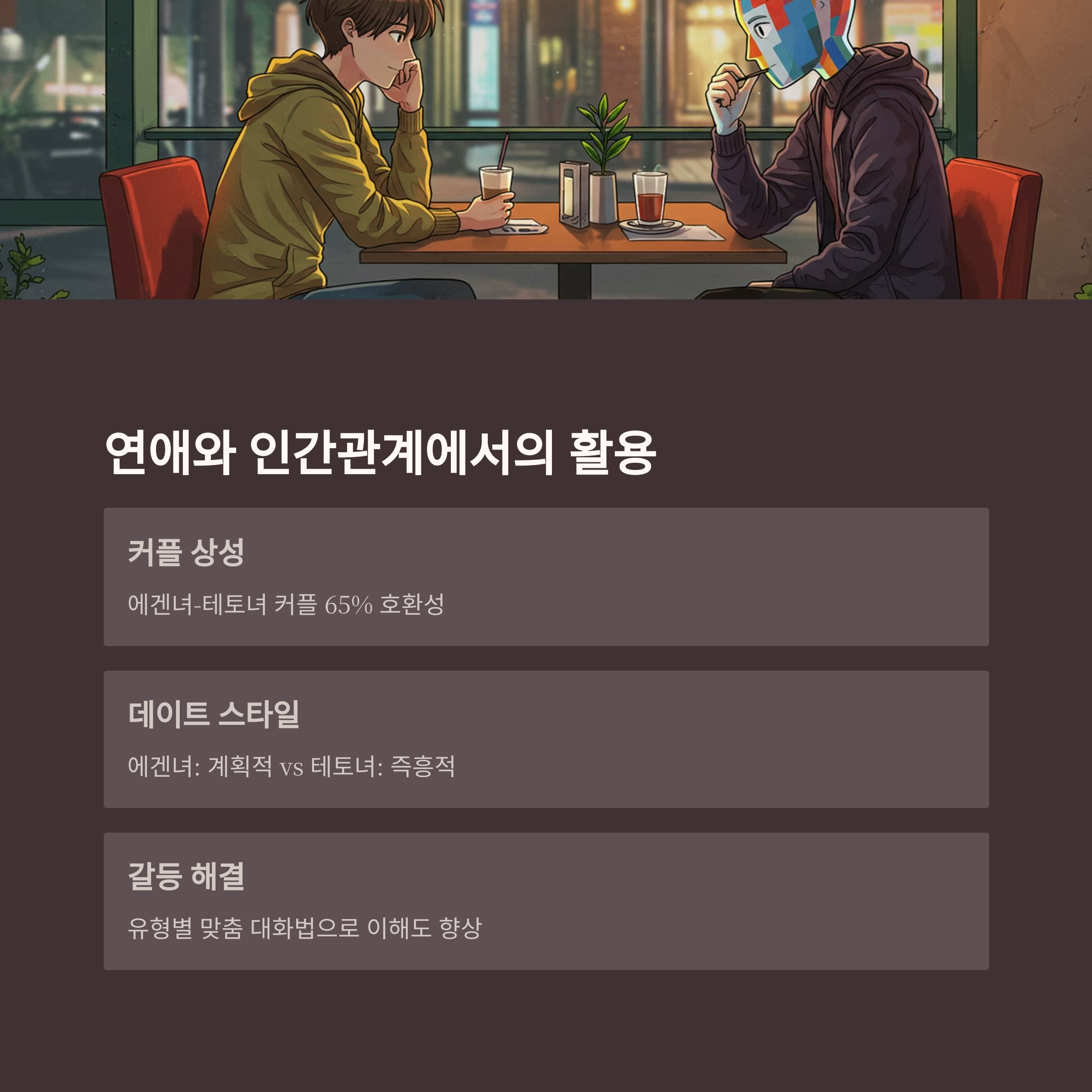 연애와 인간관계에서의 활용