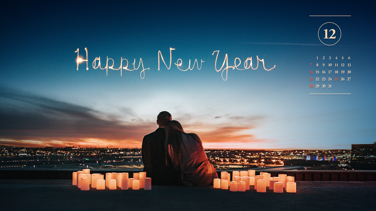 09 남과 여 A - 2025년12월 노트북배경화면