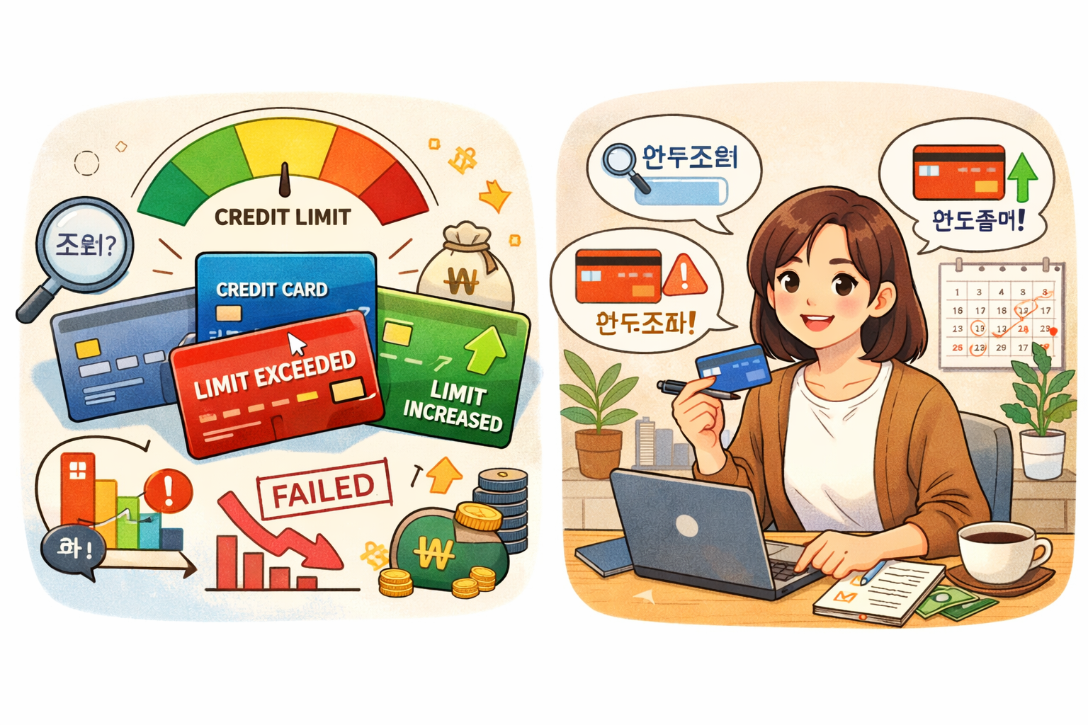 2025년 신용카드 한도 완전정리 한도조회부터 한도초과·한도증액 꿀팁까지