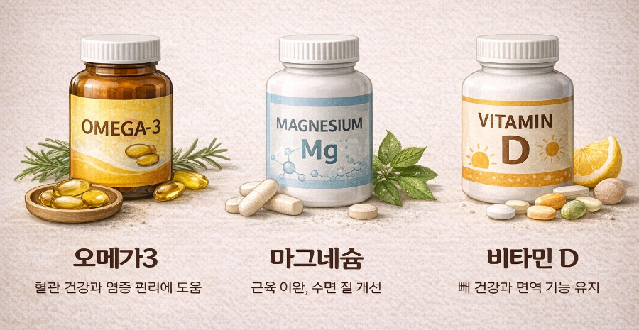 alt="필수 영양제 구성 컷"