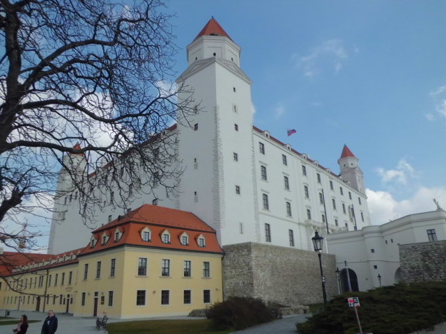 슬로바키아 브라티슬라바 성 다른 각도