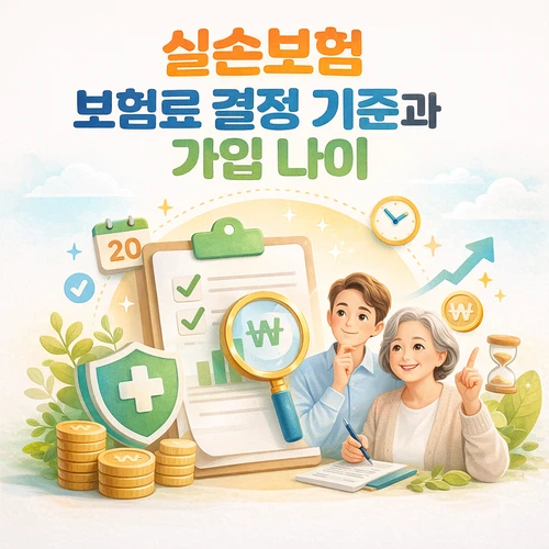 실손보험 보험료 결정 기준과 가입 나이 썸네일