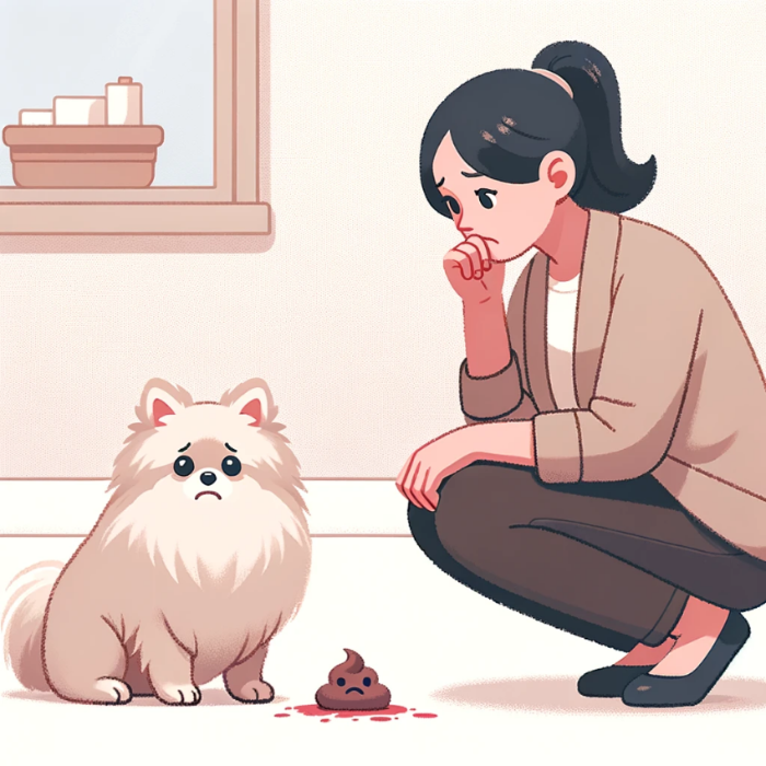 강아지 혈변 나올 때 이유 대처 방법 예방법