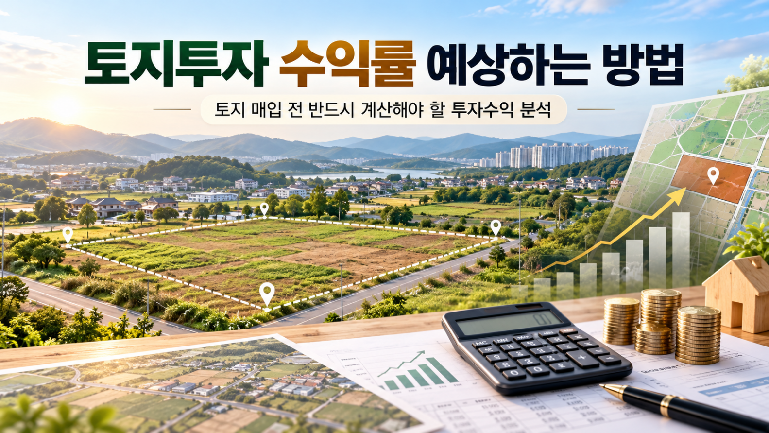 토지투자 수익률 예상하는 방법 알아보기｜토지 매입 전 반드시 계산해야 할 투자수익 분석