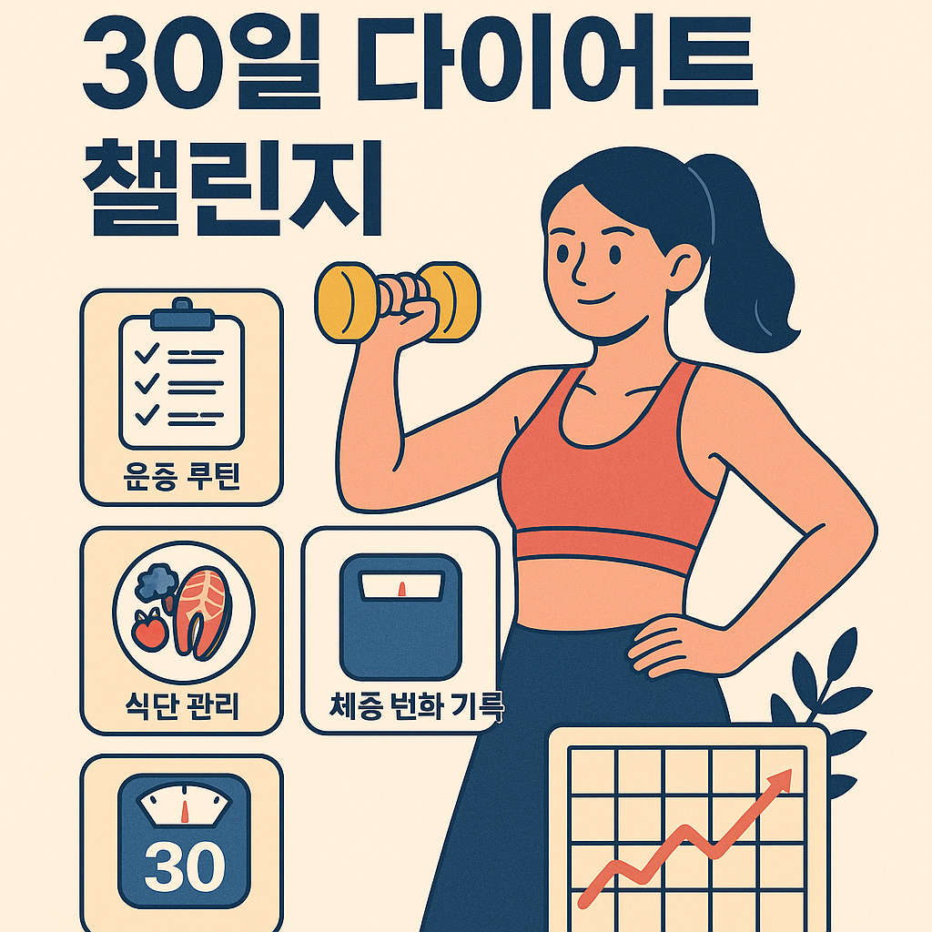 몸짱 챌린지: 30일 다이어트 챌린지 분석