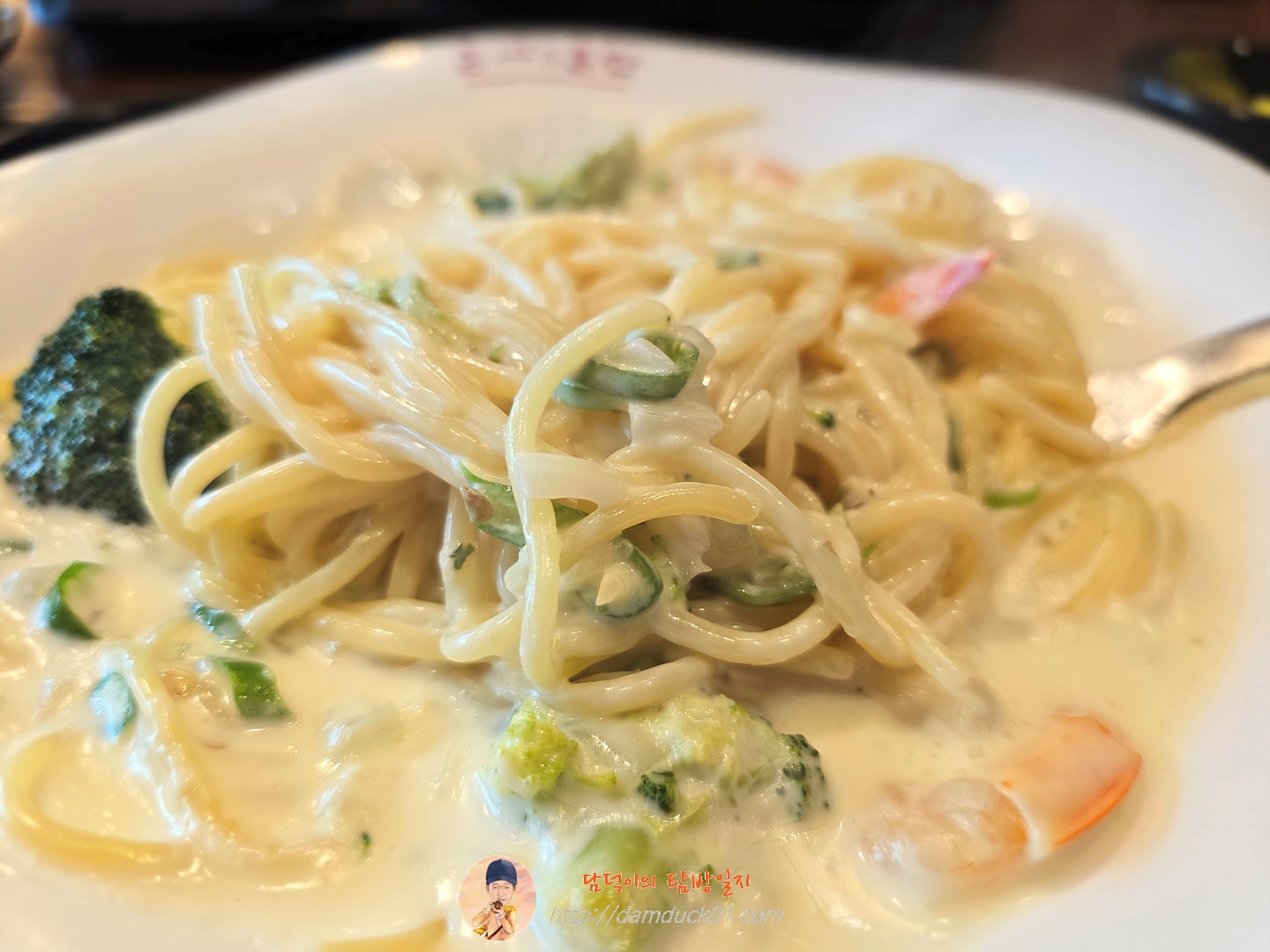 매콤 새우 크림 스파게티