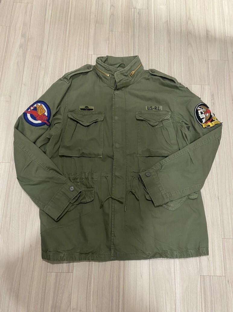 폴로랄프로렌 야상 스컬패치 히든후드 야상자켓 폴로야상 폴로미군야상 USRL 미군야상 빈티지야상 폴로M-65 폴로랄프로렌 m-65