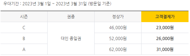에버랜드 자유이용권 할인