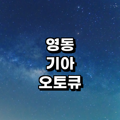 영동군 기아 오토큐