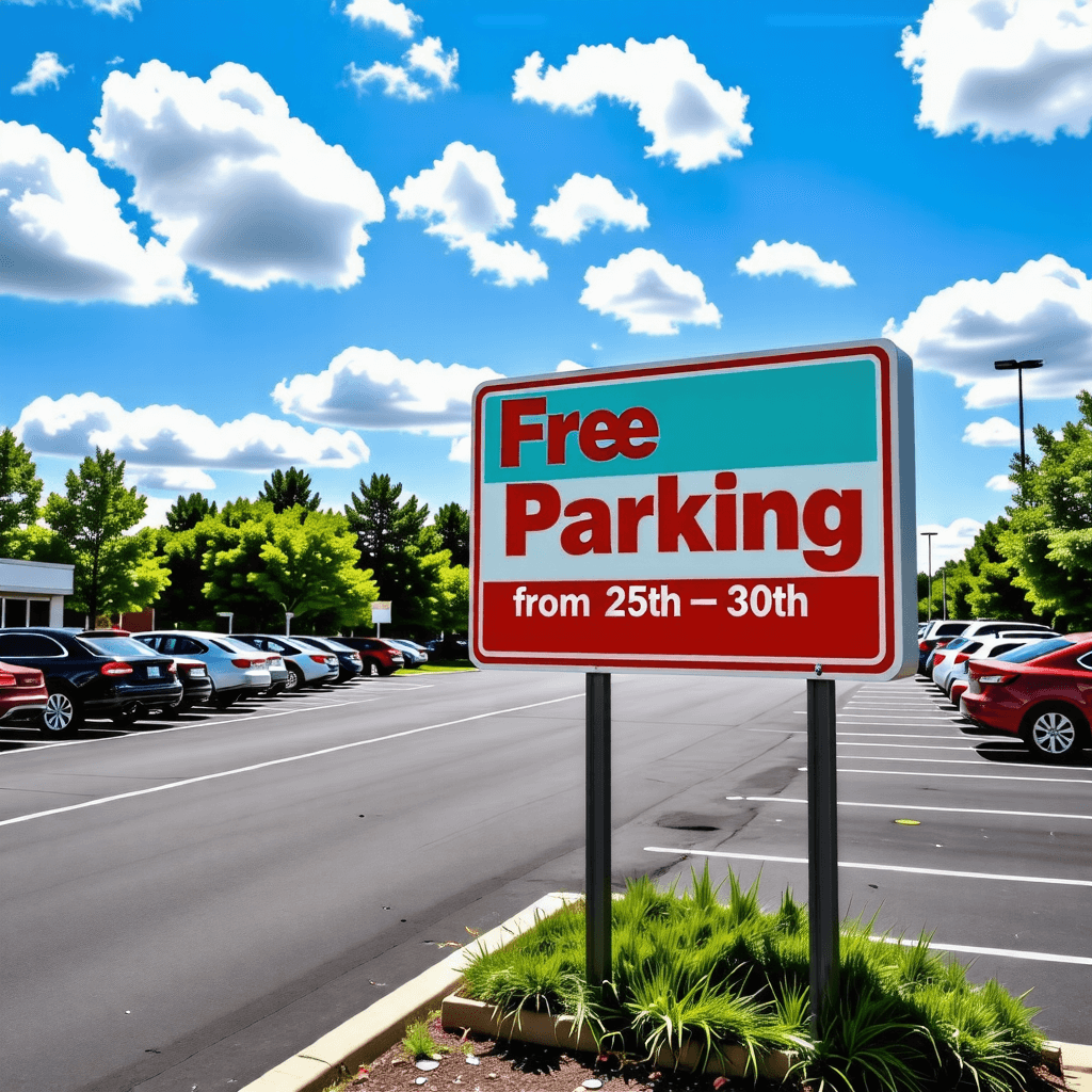 설 연휴 무료주차