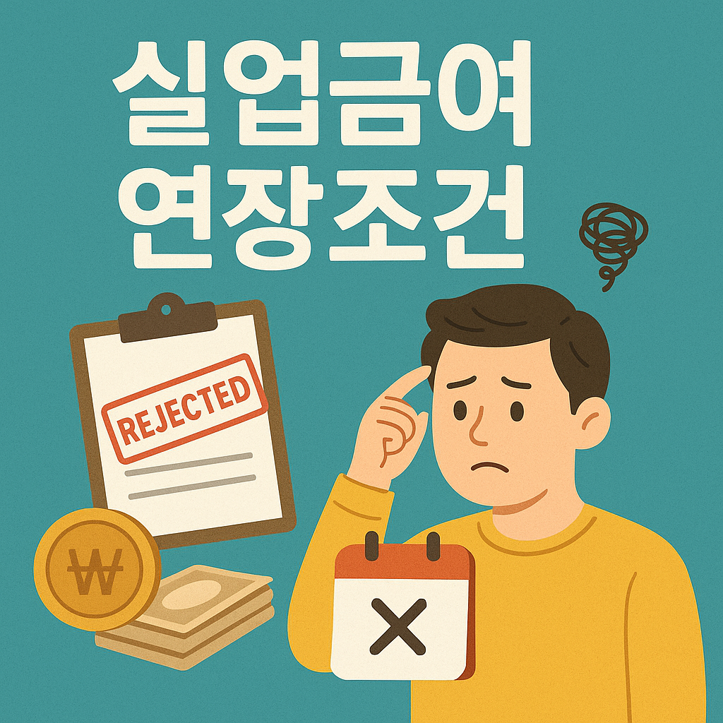 실업급여 연장조건