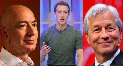 베조스 저커버그 다이먼