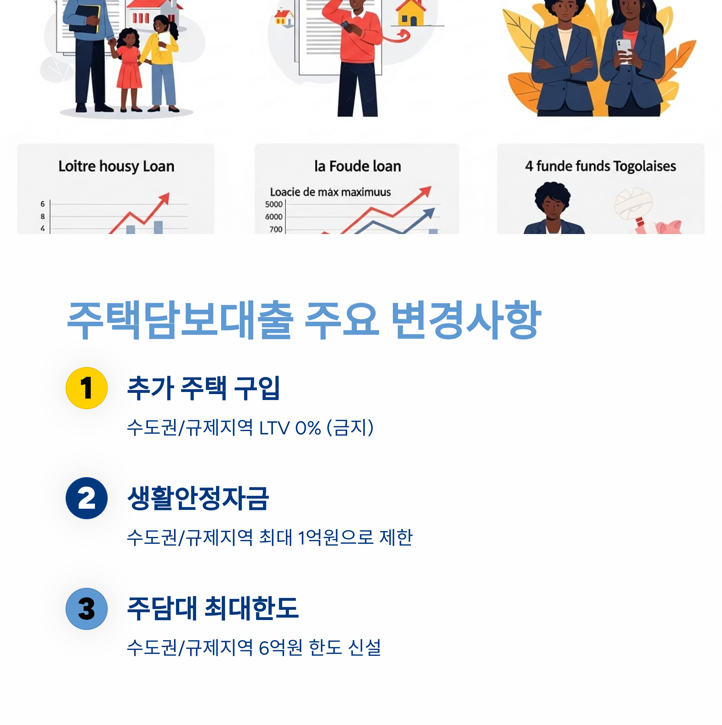 주택담보대출, 이렇게 바뀝니다! 📊