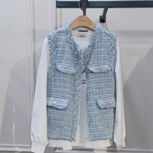 CLOVIS 클라비스 버튼트위드조끼 cvvwc2301q