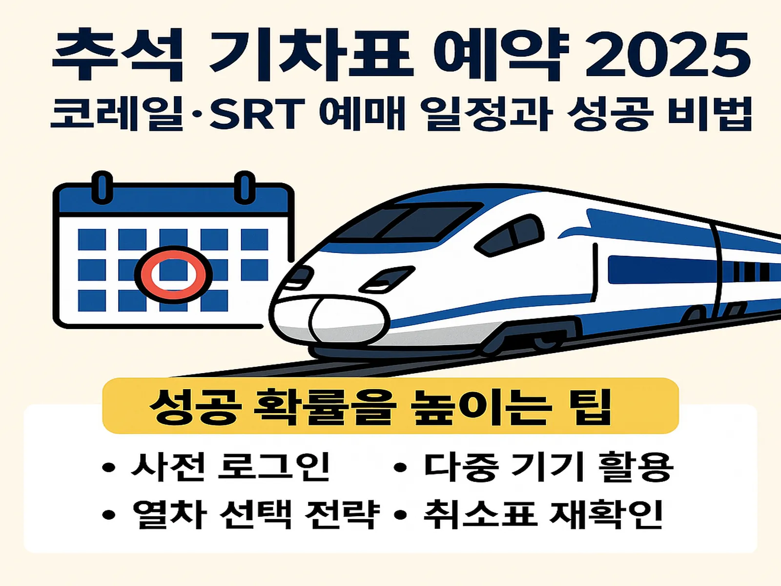 추석 기차표 예약을 준비하는 장면