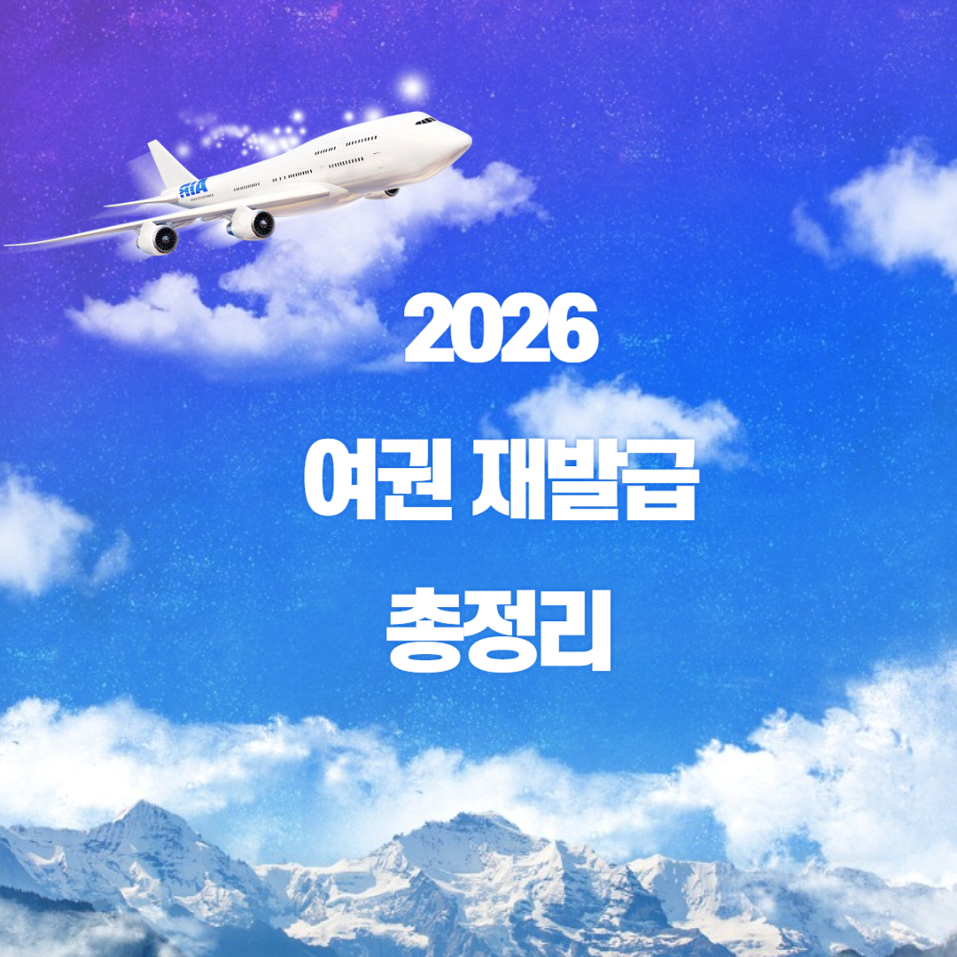 2026 여권 재발급 총정리 썸네일