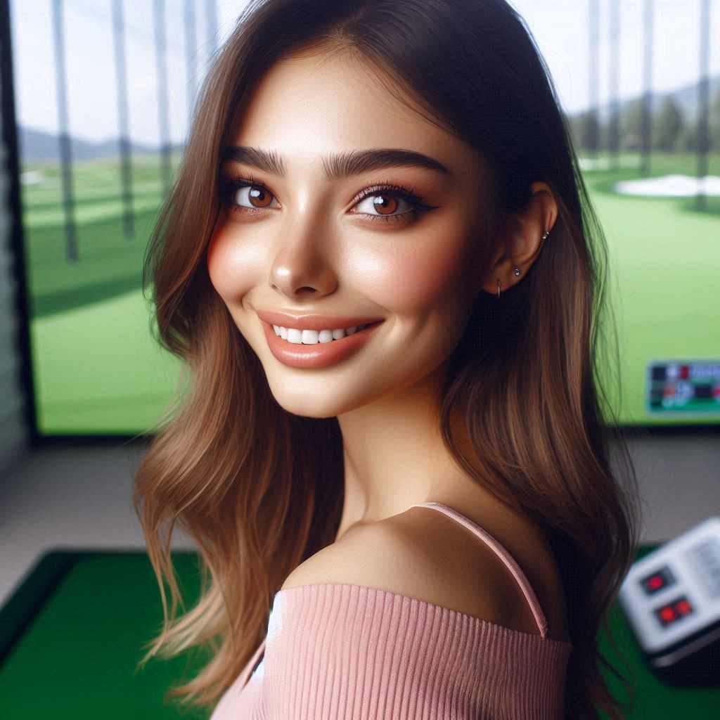 스크린골프장 배경