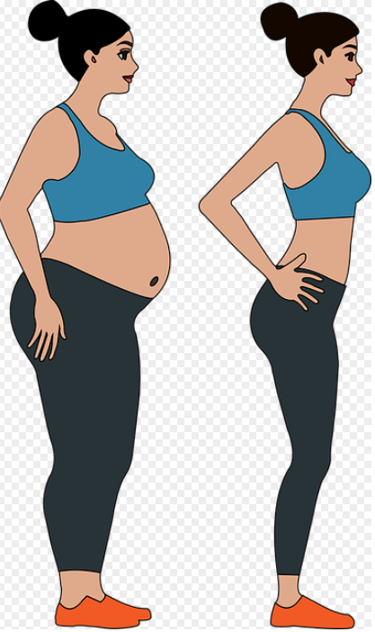 복부비만이 많이 줄어든 효과가 나타난 신체
