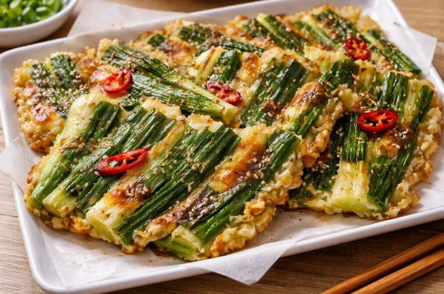 부침개로 만든 대파