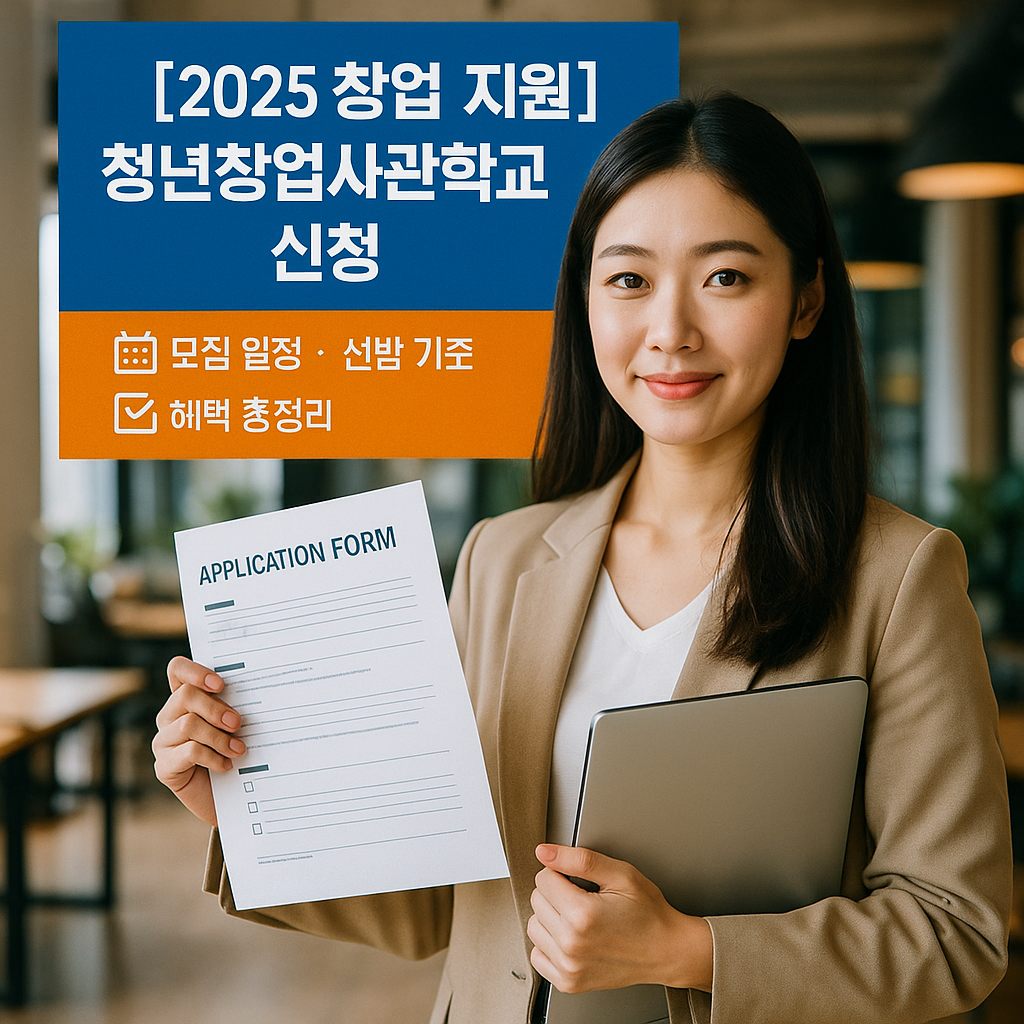 [2025 창업 지원] 청년창업사관학교 신청 ｜ 모집 일정&middot;선발 기준&middot;혜택 총정리
