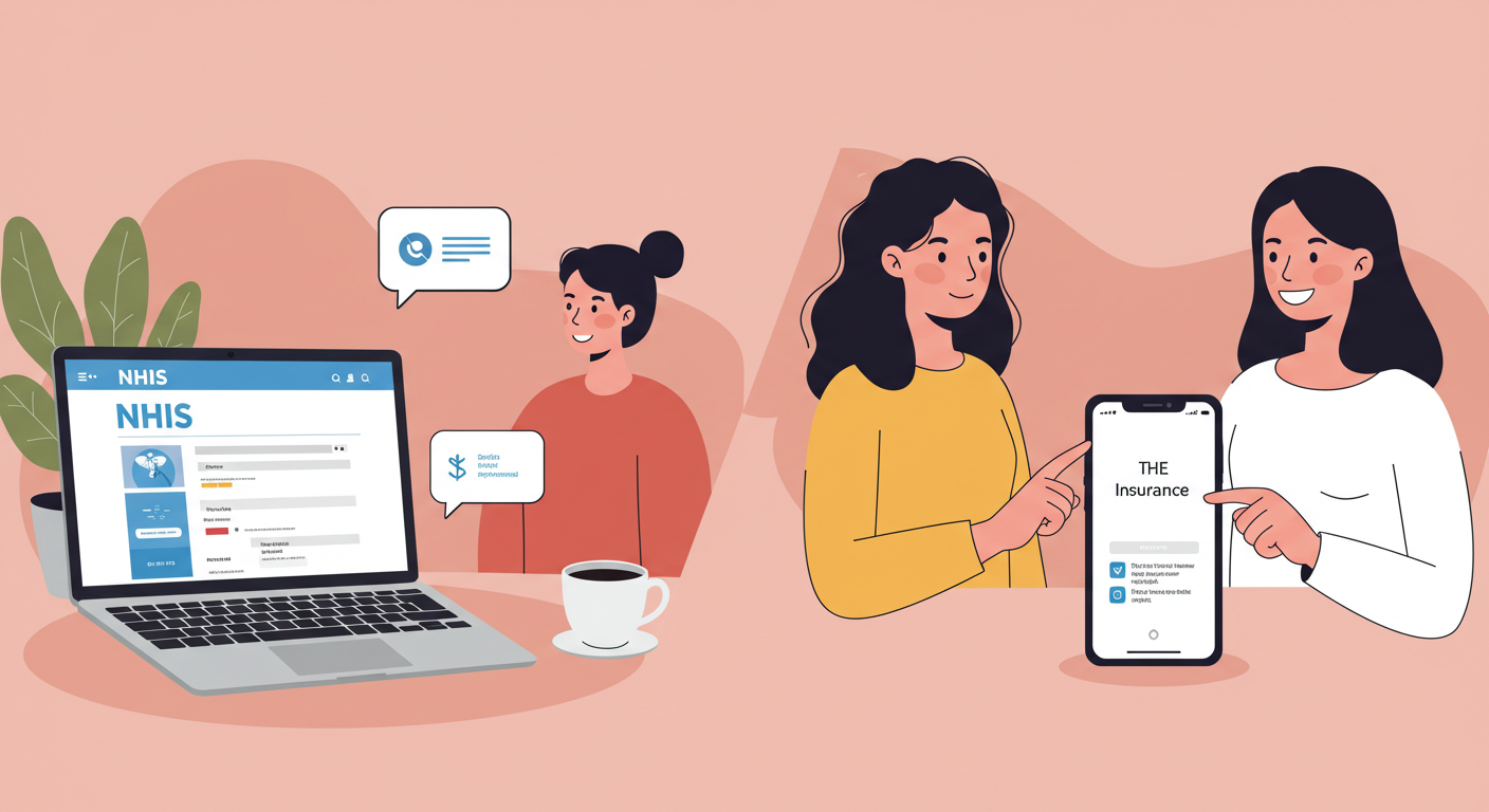 온라인과 모바일 앱으로 환급 신청하는 장면