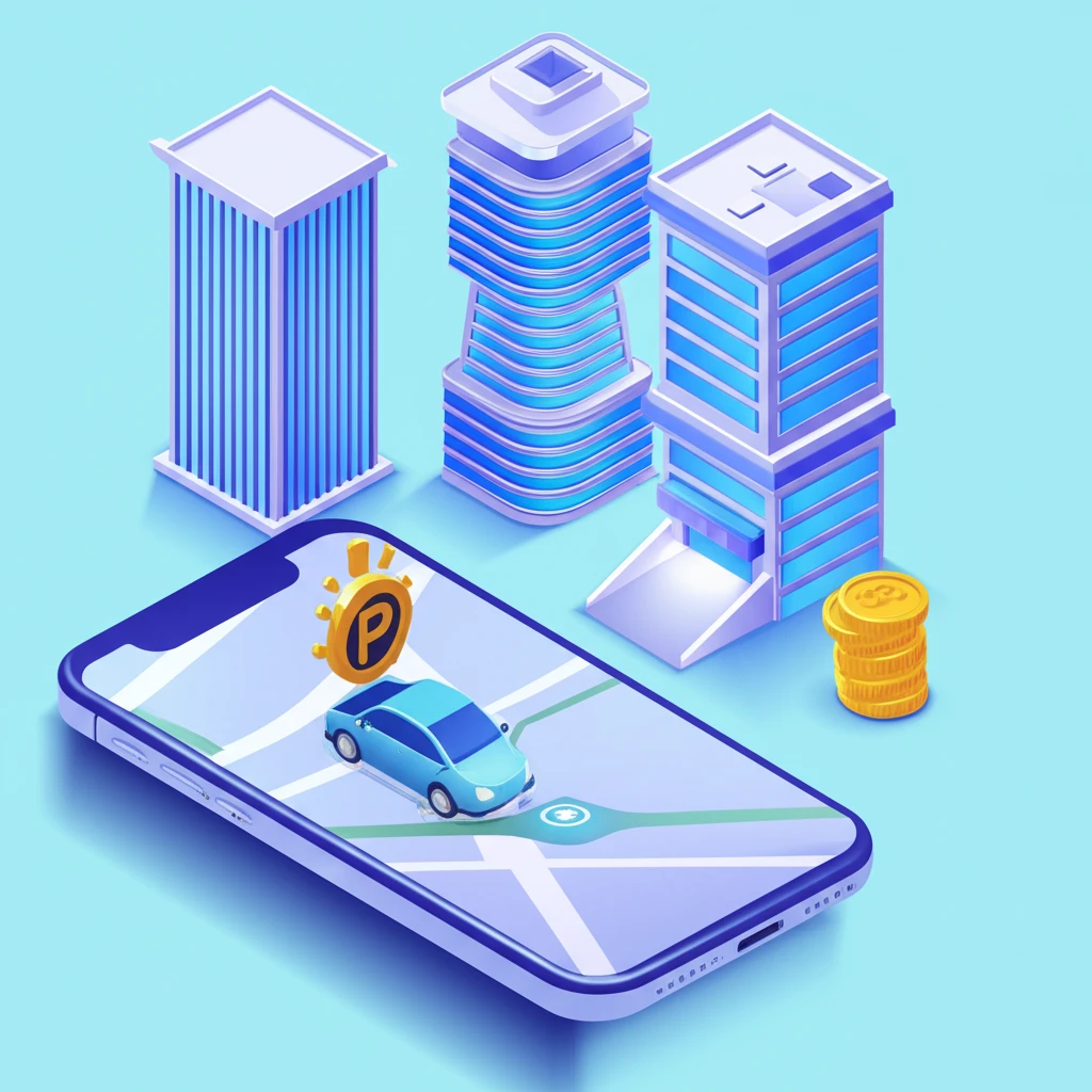 강남역 인근 빌딩 주차장 주말 당일권..