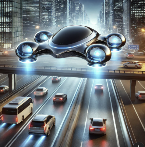 플라잉카 이미지 사진