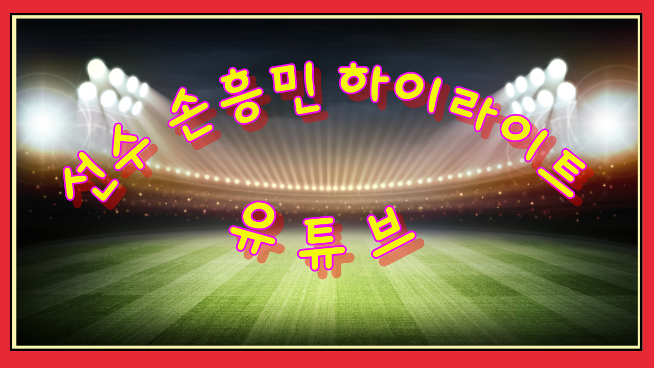 손흥민 하이라이트 영상, 한눈에 보기