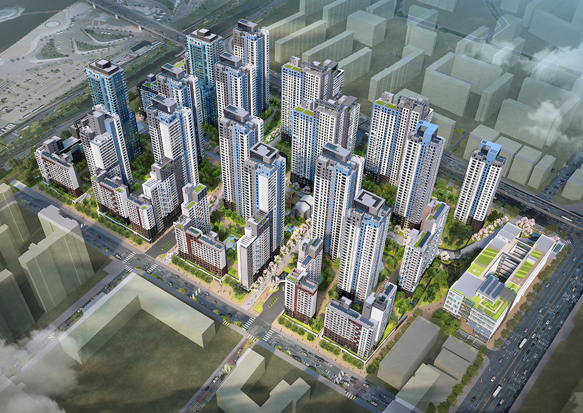 래미안 원베일리 조감도