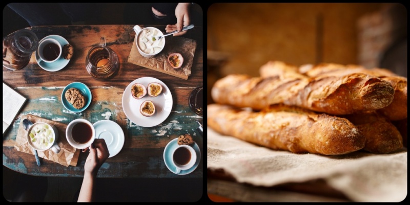 생리통에 안좋은 밀가루 사진입니다.