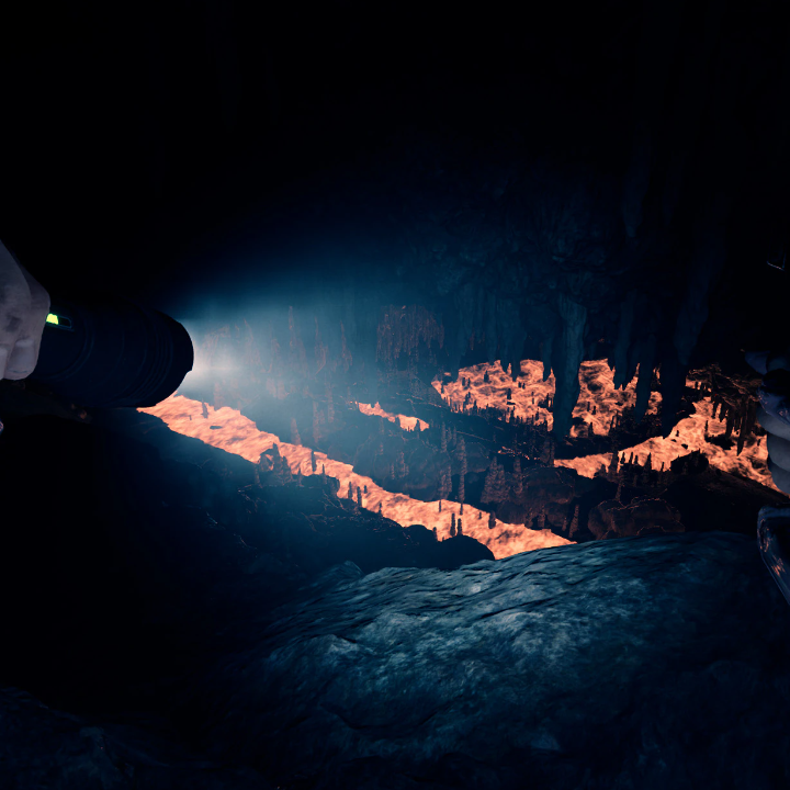 엔딩 동굴 내부 모습