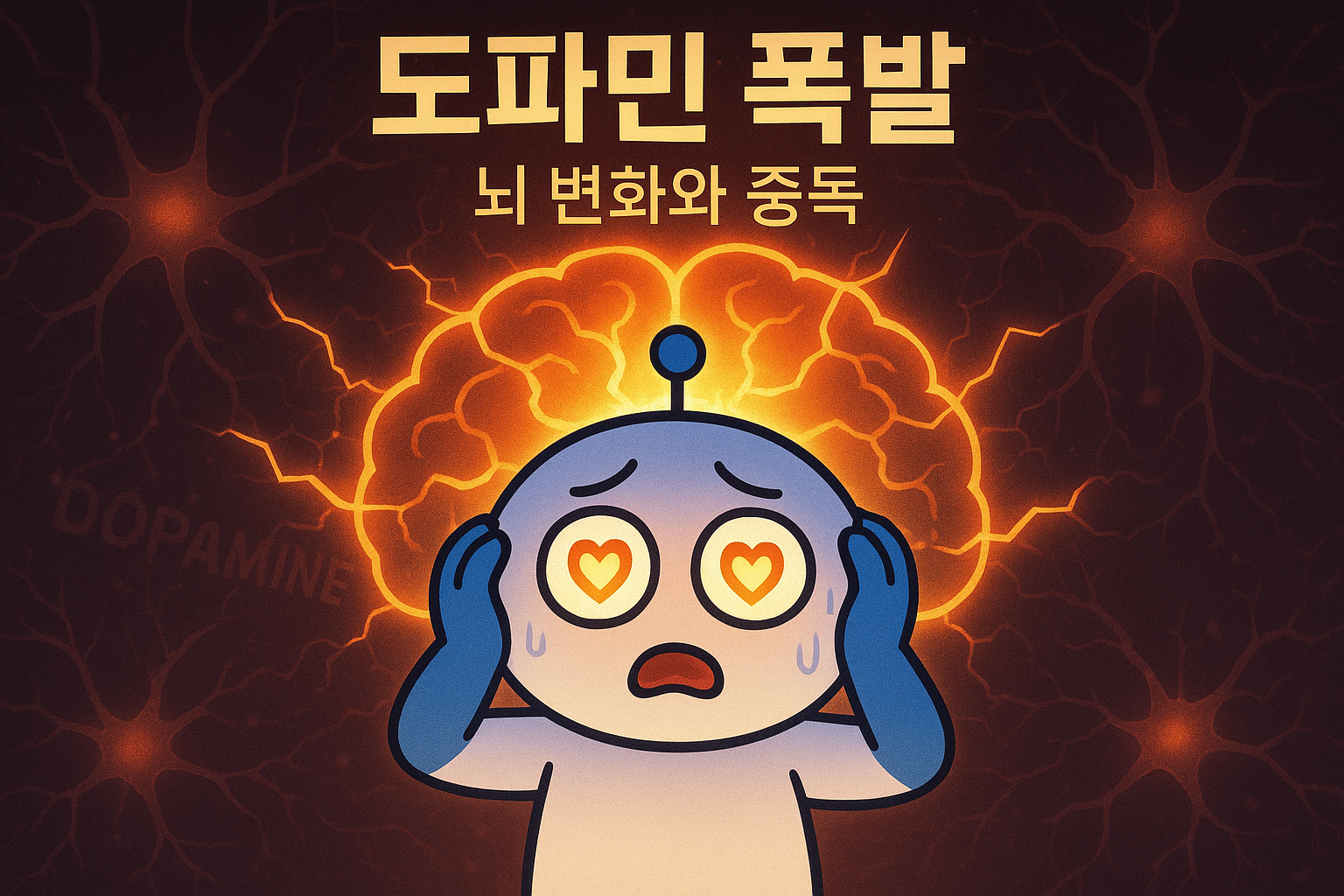 도파민 폭발하면 뇌에 생기는 변화들, 중독의 시작일까?