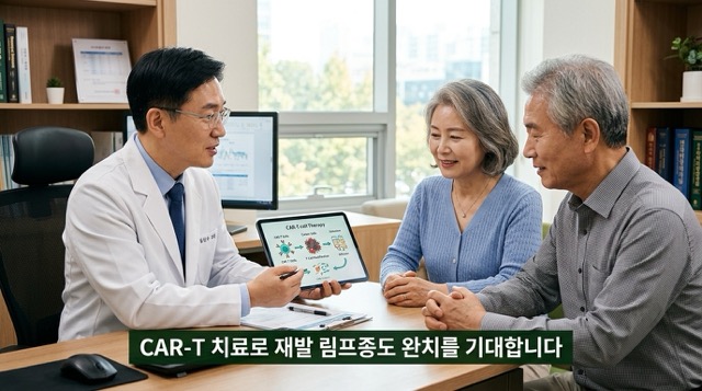 림프종 CAR-T 세포치료 조혈모세포이식 최신 치료법