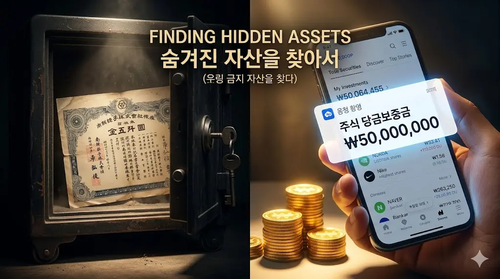 수천억 원 규모의 미수령 주식 및 배당금 조회·환급을 위한 금융 자산 가이드