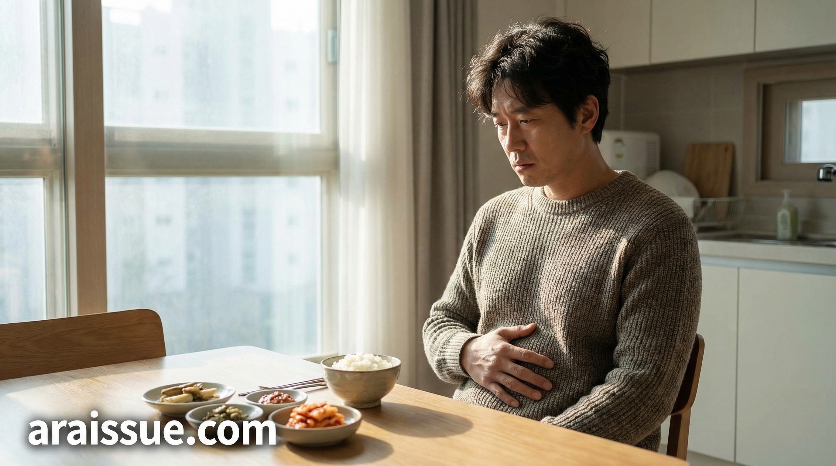 40대 피로 증가 체중 증가 건강 변화 공감 이미지